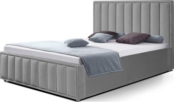 Кровать ФорестДекоГрупп Стелла 2 180x200 с ПМ и бельевым ящиком (Veluta Lux 51)