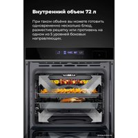 Электрический духовой шкаф MAUNFELD MEOR7216STB