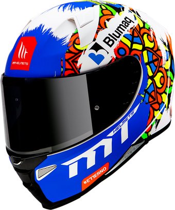 Мотошлем MT Helmets Revenge 2 Moto 3 A0 (XS, matt pearl white)