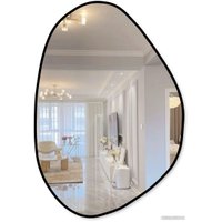 Зеркало EMZE 55x80 LED.UV.NF.55.80.CHE.SW.4K (черный УФ-окантовкой и подсветкой)