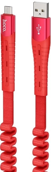 

Кабель Hoco U78 Cotton Treasure USB - Micro-USB (1.2 м, красный)