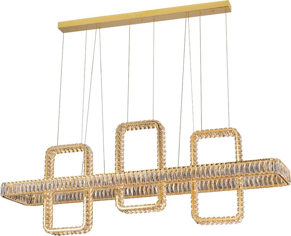 

Подвесная люстра Newport 8233+1/S gold NEW