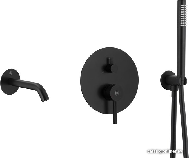 Душевой гарнитур  Armatura Moza Black 5039-401-81