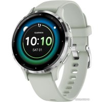 Умные часы Garmin Venu 3S (шалфей, с силиконовым ремешком)