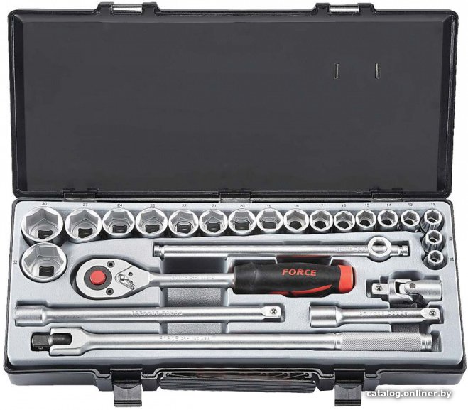 Набор трещотка с головками Force 4243S (24 предмета)