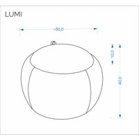 Пуфик Halmar Lumi (серый)