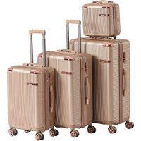 Комплект чемоданов Homa 4CHMD-CH (3шт, золотой)