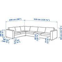 Угловой диван Ikea Vimle s19399575
