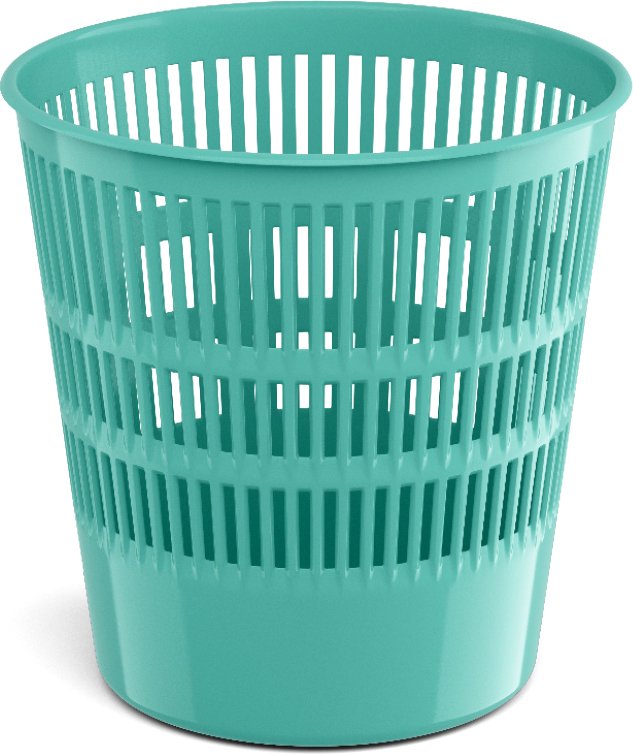 

Корзина для бумаг Erich Krause Pastel Mint 12 л 55959 (мятный)