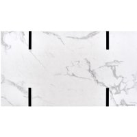 Журнальный столик Halmar Blanca 110x60x43 (белый мрамор/черный)