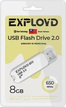 

USB Flash Exployd 650 8GB (белый)