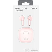 Наушники Pero TWS05 Colorful (коралловый)