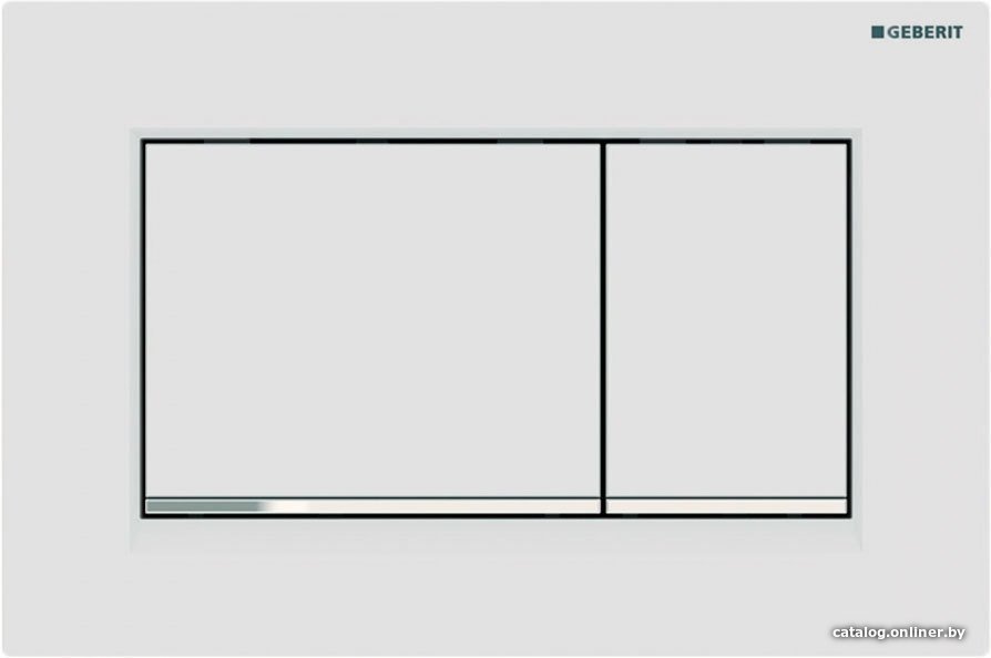 Панель смыва Geberit Sigma 30 New 115.883.JT.1 (белый матовый/хром глянцевый)