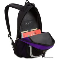 Школьный рюкзак SwissGear SA13852915 (черный/фиолетовый/серебристый)