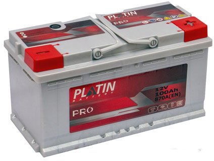 

Автомобильный аккумулятор Platin Pro R+ (100 А·ч)