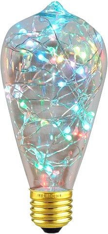 

Лампа с гирляндой Rev Винтаж Copper Wire ST64 E27 2 Вт RGB 32447 8