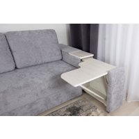 Диван DiArt Бруклин НПБ (велюр Sensey silver/прав/крафт) в Бресте