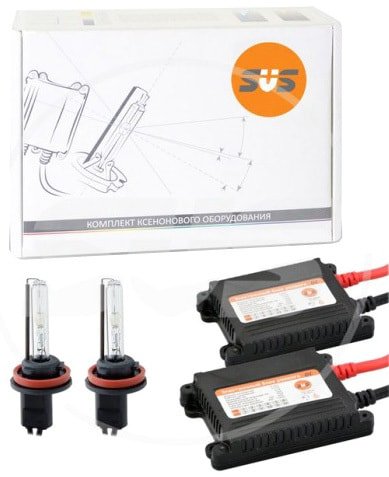 

Ксенон SVS Блок Slim v5 AC 9-16В 35Вт H11 6000K