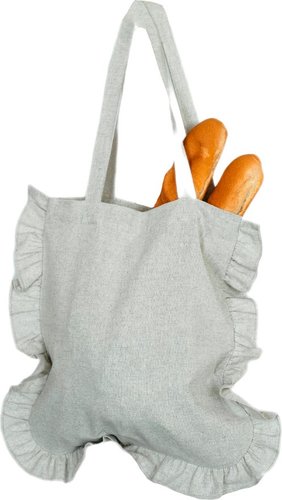 Сумка шоппер ОМурМебель Серый рюши