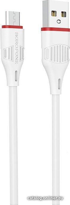 Кабель Borofone BX17 microUSB 1 м (белый)
