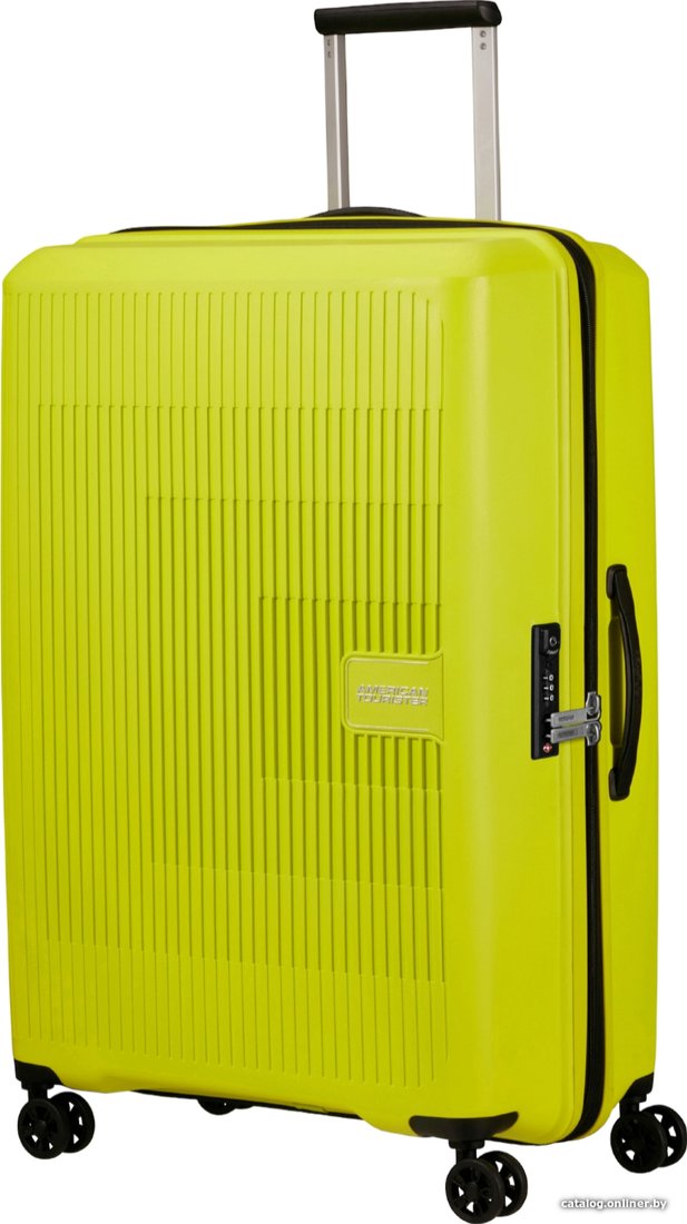 Чемодан-спиннер American Tourister Aerostep Light Lime 77 см
