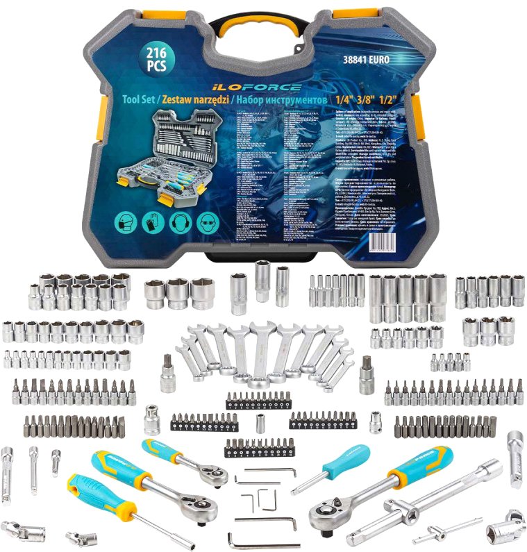 

Универсальный набор инструментов ILOforce IF-38841EURO(57830)