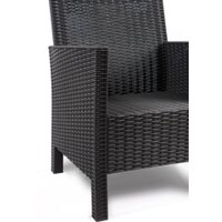 Кресло ВПМ Ротанг 6199088 (темно-серый)