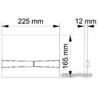 Панель смыва Berges Wasserhaus Novum F3 (глянцевый хром)