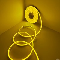 Гибкий неон GS star 2835 120 Led/M 12V 6x12 мм 10 W/M IP65 (золотистый)