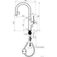Смеситель Rubineta Bona-33 PO BO33008