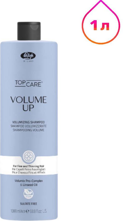 Шампунь Lisap Top Care Volume Up 1 л