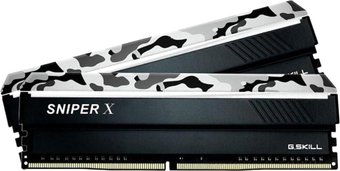 G.Skill Sniper X 2x8GB DDR4 PS4-27200 F4-3400C16D-16GSXW
