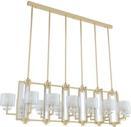 

Подвесная люстра Newport 4408+6/S gold