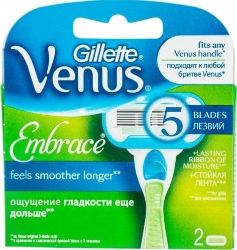 

Сменные кассеты для бритья Gillette Venus Embrace (2 шт) 7702018955558