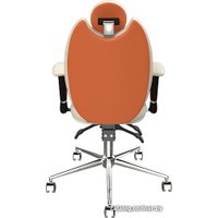 Офисное кресло Kulik System Trio (оранжевый/белый)