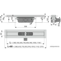 Трап/канал Alcaplast APZ6-750 (без решетки)