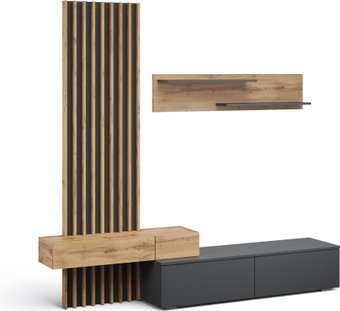 Шкаф-купе Империал Риана 2.07 (вотан/антрацит)