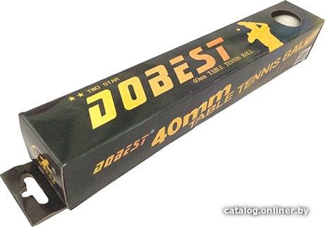 Мяч для настольного тенниса Dobest BA-02 (2 звезды, 6 шт.)