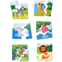 Развивающая игра Mapacha Животные с разным резом 962029