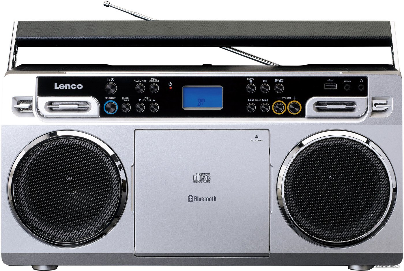 Магнитола Lenco SCD-580SI (серебристый)