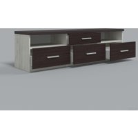 Комод Миркомодоф Кама 12 (дуб крафт белый/венге луизиана)