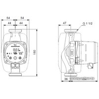 Циркуляционный насос Grundfos Alpha2 25-80 180