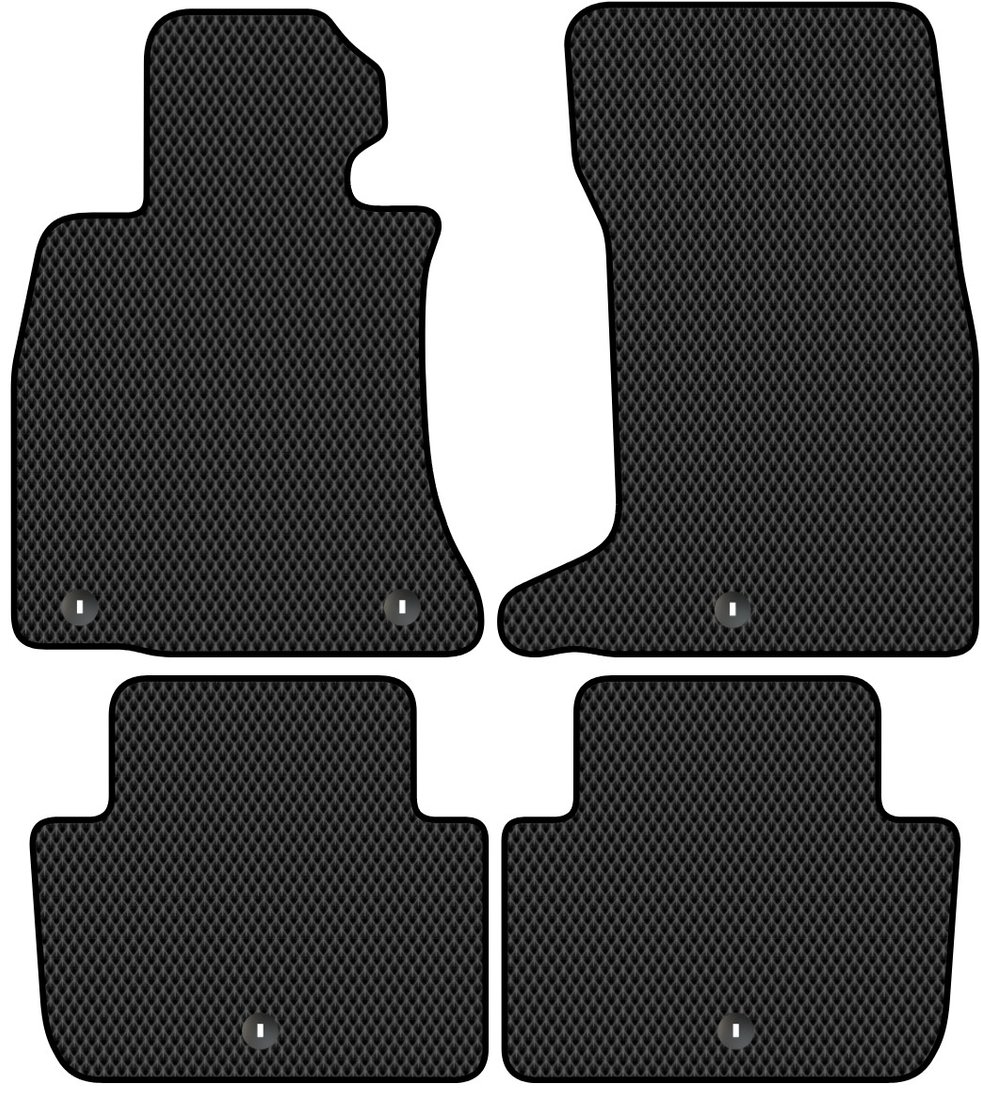 

Комплект ковриков для авто Alicosta Kia Stinger (хэтчбек 5 дв) 2017 - Н.В. (черный, ромб)