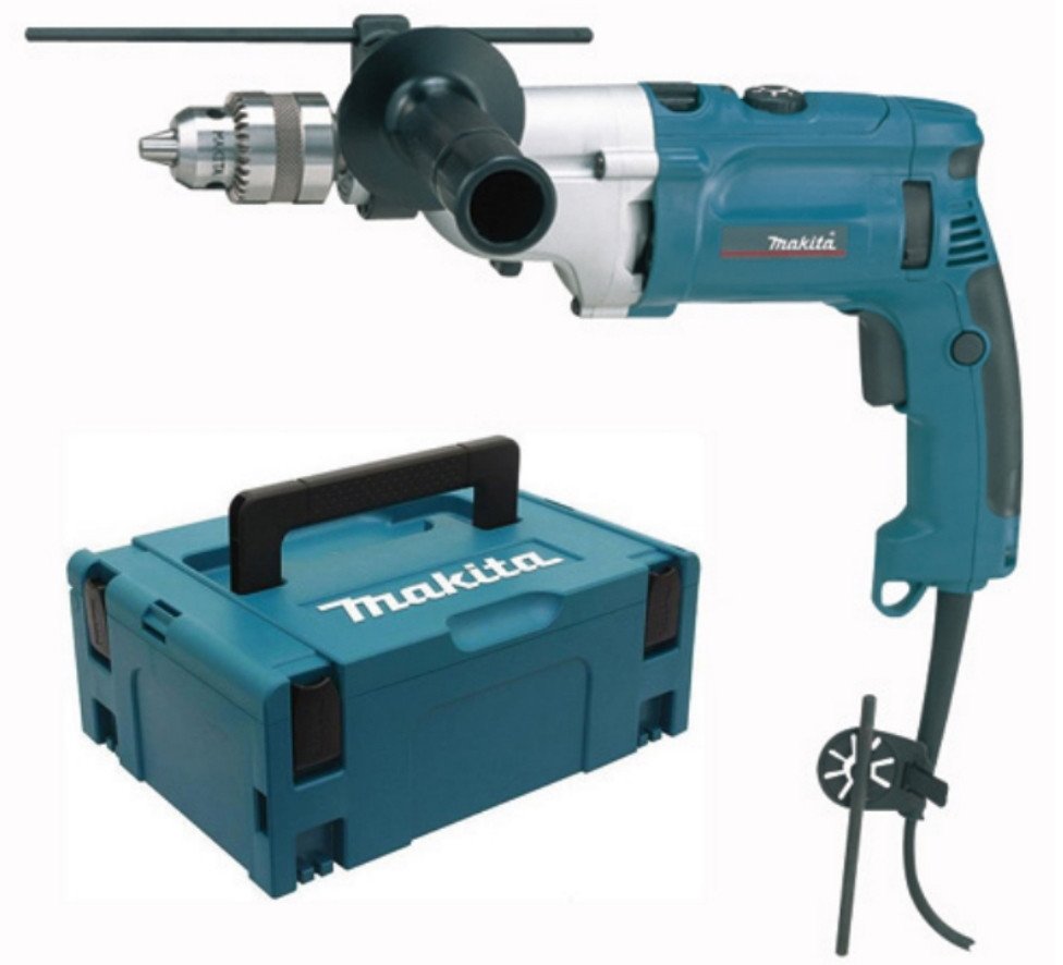 Ударная дрель Makita HP2070J (кейс)