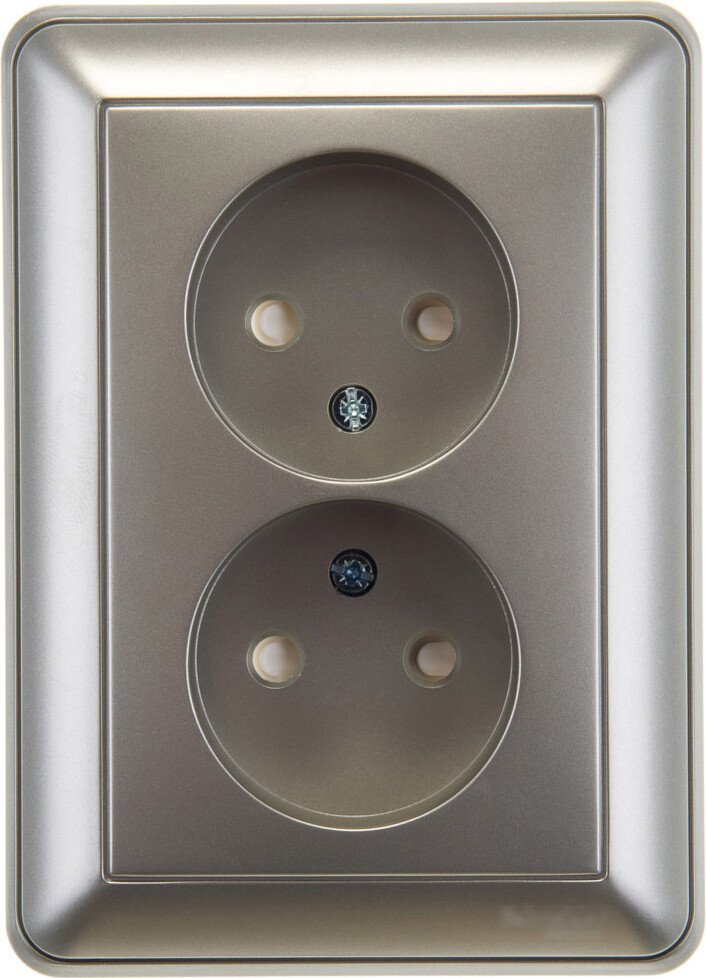 Розетка Systeme Electric W59 RS16-254-48 (шампань)