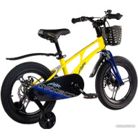 Детский велосипед Maxiscoo Air Pro 18 2024 (желтый матовый)