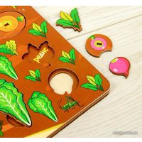 Мозаика/пазл Нескучные игры Овощи на грядке 3D 7907