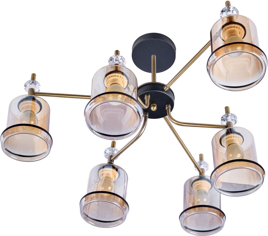 

Люстра средней высоты Imex MD.4890-6-S COFFEE+FGD