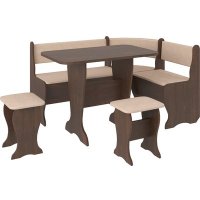 Обеденная группа Премиум Оптима (венге/обивка микровелюр №465)