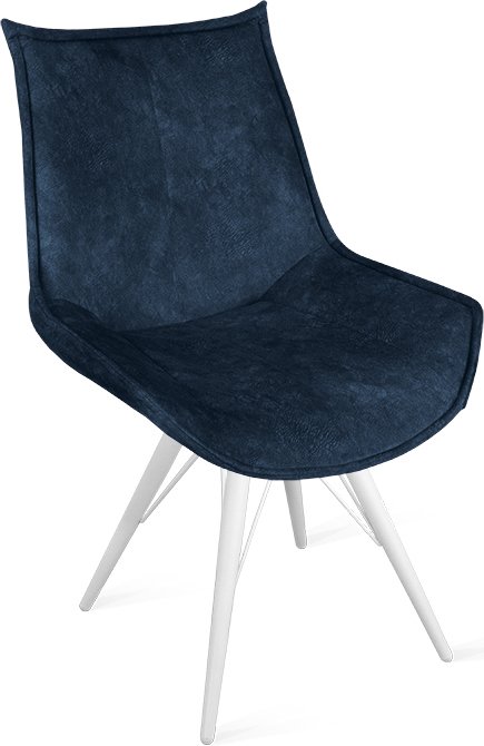 

Стул Трия Тейлор К3 исп.2 (белый матовый/микровелюр Wellmart Blue)